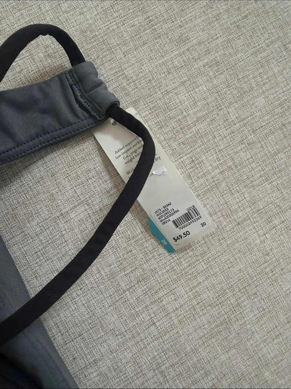 Livi Lane Bryant Sports Bra Sz 20 Low Impact Wireless athletic gym yoga lounge - Picture 2 of 8